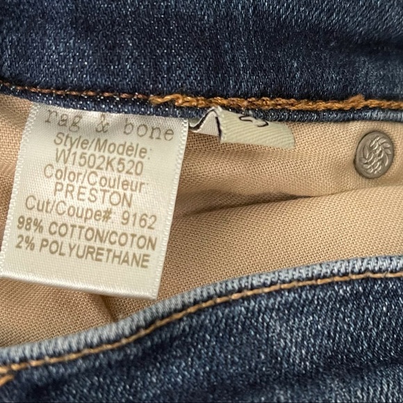 Rag & Bone Skinny Jeans in Preston Wash - Picture 7 of 9
